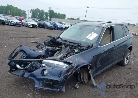 2015 BMW X5 xDrive50I z USA, uszkodzony, nr VIN 5UXKR6C56F0J74896